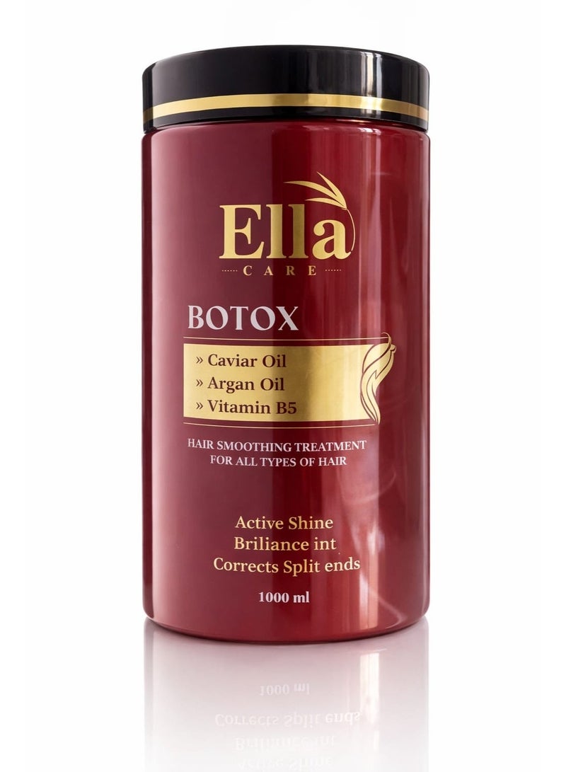 Ella Care Botox - Hair Smoothing Treatment with Caviar Oil, Argan Oil & Vitamin B5 - Image 1